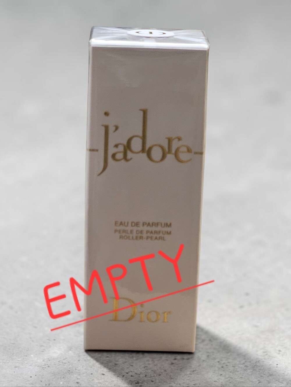 EMPTY - DIOR J'adore Roller-Pearl EDP - (20 ml / 0.67 oz) ~ NIB